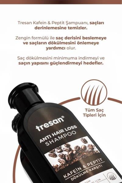 Tresan Anti Hair Şampuan Kafein Peptit 300 ml