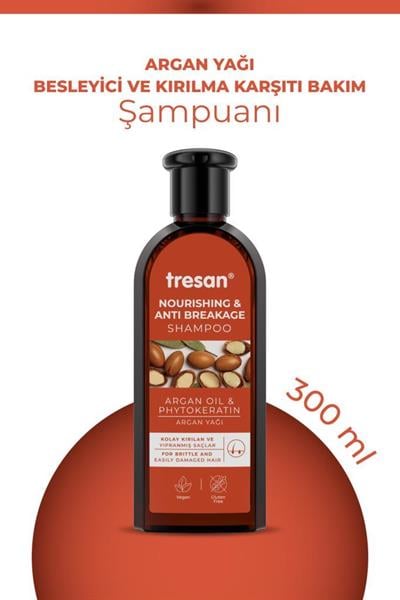 Tresan Argan Şampuan 300 ml Yıpranmış Saçlar