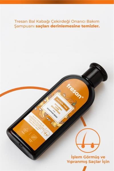 Tresan Bal Kabağı Onarıcı Sülfatsız Şampuanı 300 ml