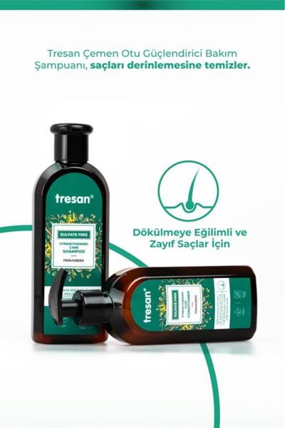 Tresan Çemen Otu Güçlendirici Sülfatsız Şampuanı 300 ml