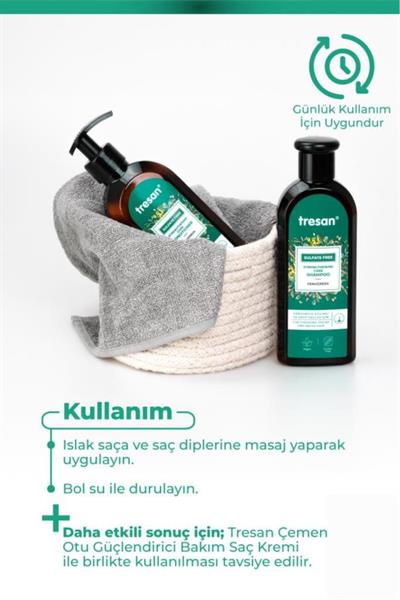 Tresan Çemen Otu Güçlendirici Sülfatsız Bakım Saç Kremi 300 ml