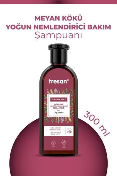 Tresan Meyan Kökü Yoğun Nemlendirici Sülfatsız Şampuanı 300 ml