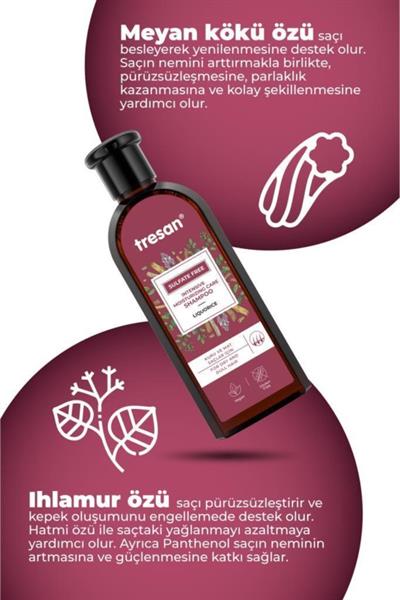 Tresan Meyan Kökü Yoğun Nemlendirici Sülfatsız Şampuanı 300 ml