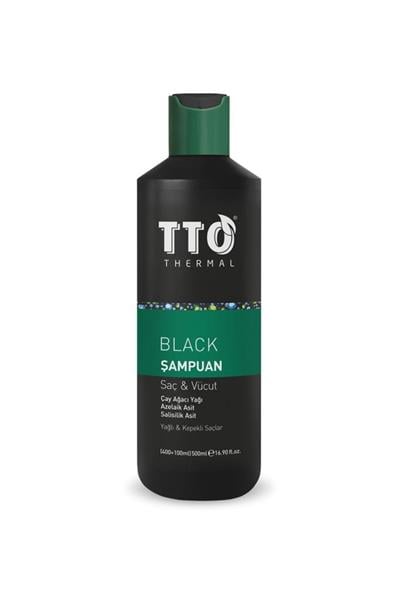 Tto Black Saç Ve Vücut Şampuanı 500 Ml