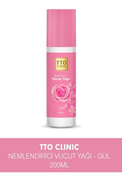 Tto Clınıc Nemlendirici Gül Kokulu Vücut Yağı 200ml