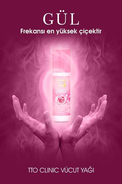 Tto Clınıc Nemlendirici Gül Kokulu Vücut Yağı 200ml