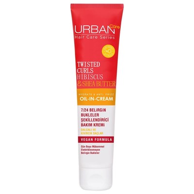 Urban Care Hibiscus ve Shea Yağı İçeren 7/24 Bukle Belirginleştirici Şekillendirici Saç Bakım Kremi 175 ml