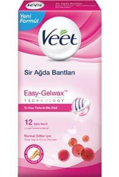 Veet Sir Ağda Bandı Bacak ve Vücut 12 li Paket Shea Yağlı