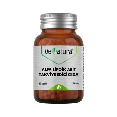 Venatura Alfa Lipoik Asit Takviye Edici Gida 200 Mg 90 Kapsül