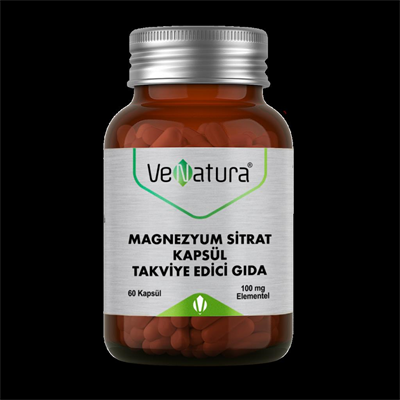 VeNatura Magnezyum Sitrat Kapsül 60 Kapsül