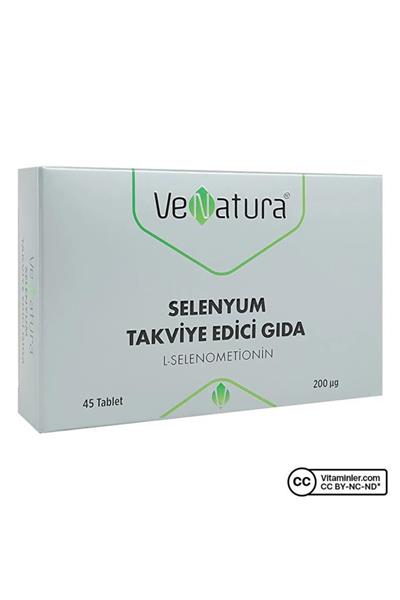 Venatura Selenyum Takviye Edici Gida L-Selenometionin 45 Tablet