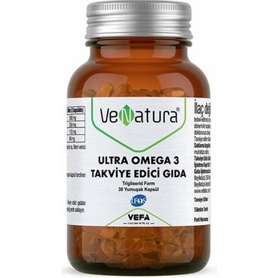 Venatura Ultra Omega-3 Takviye Edici Gida 30 Yumusak Kapsül
