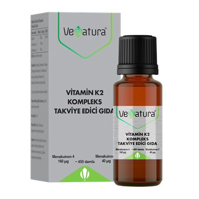 Venatura Vitamin K2 Kompleks Takviye Edici Gida 450 Damla
