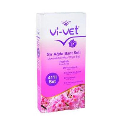 Vi-Vet Sir Ağda Bandı Pudralı 41 Li set