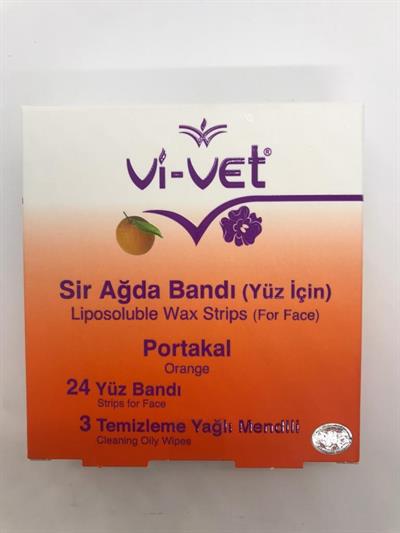 Vi-Vet Yüz Sir Ağda Bandı Portakal