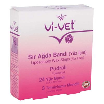 Vi-Vet Yüz Sir Ağda Bandı Pudralı