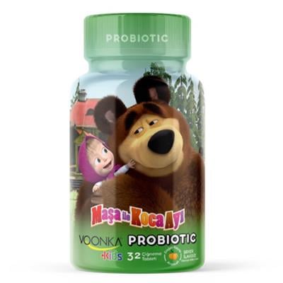 Voonka Kids Maşa Ve Koca Ayı Probiyotik 32 Tablet