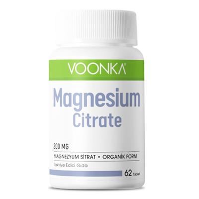 Voonka Magnesium Citrate 200 Mg 62 Tablet
