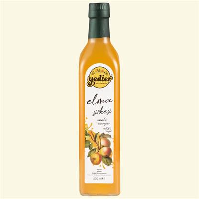 Yedier Elma Sirkesi 500 Ml Doğal Fermente