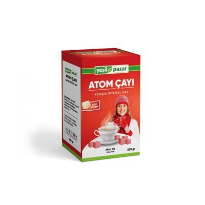 Yeşil Pazar Atom Küp Çay 220 Gr