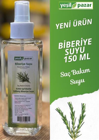 Yeşil Pazar Biberiye Suyu 150 ML