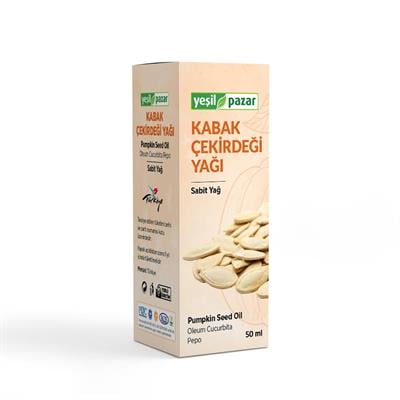 Yeşil Pazar Kabak Çekirdeği Yağı 50 ML