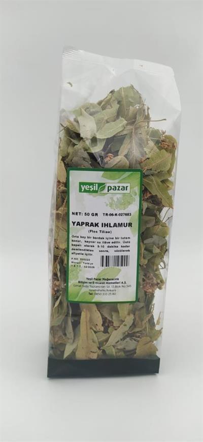Yeşil Pazar Yaprak Ihlamur 50 gr