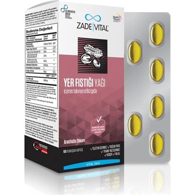 Zade Vital Yer Fıstığı Yağı 60 Kapsül