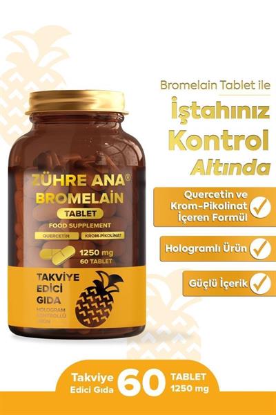 Zühre Ana Bromelain 60 Tablet -1250 Mg