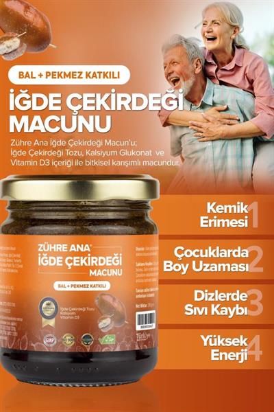 Zühre Ana İğde Çekirdeği Macunu 240 Gr