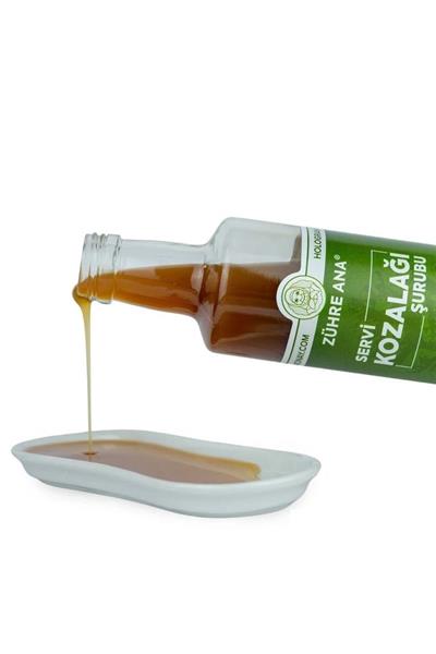 Zühre Ana Kozalak Şurubu Servi Kozalağı ve Kara Mürver Içeren Şurup 650 Ml