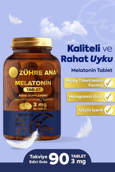 Zühre Ana Melatonin Tablet 3 Mg 90 Tablet