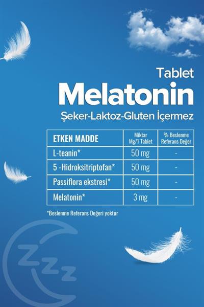 Zühre Ana Melatonin Tablet 3 Mg 90 Tablet