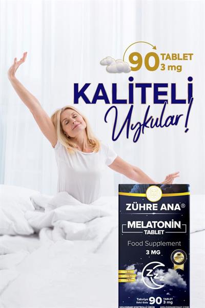 Zühre Ana Melatonin Tablet 3 Mg 90 Tablet