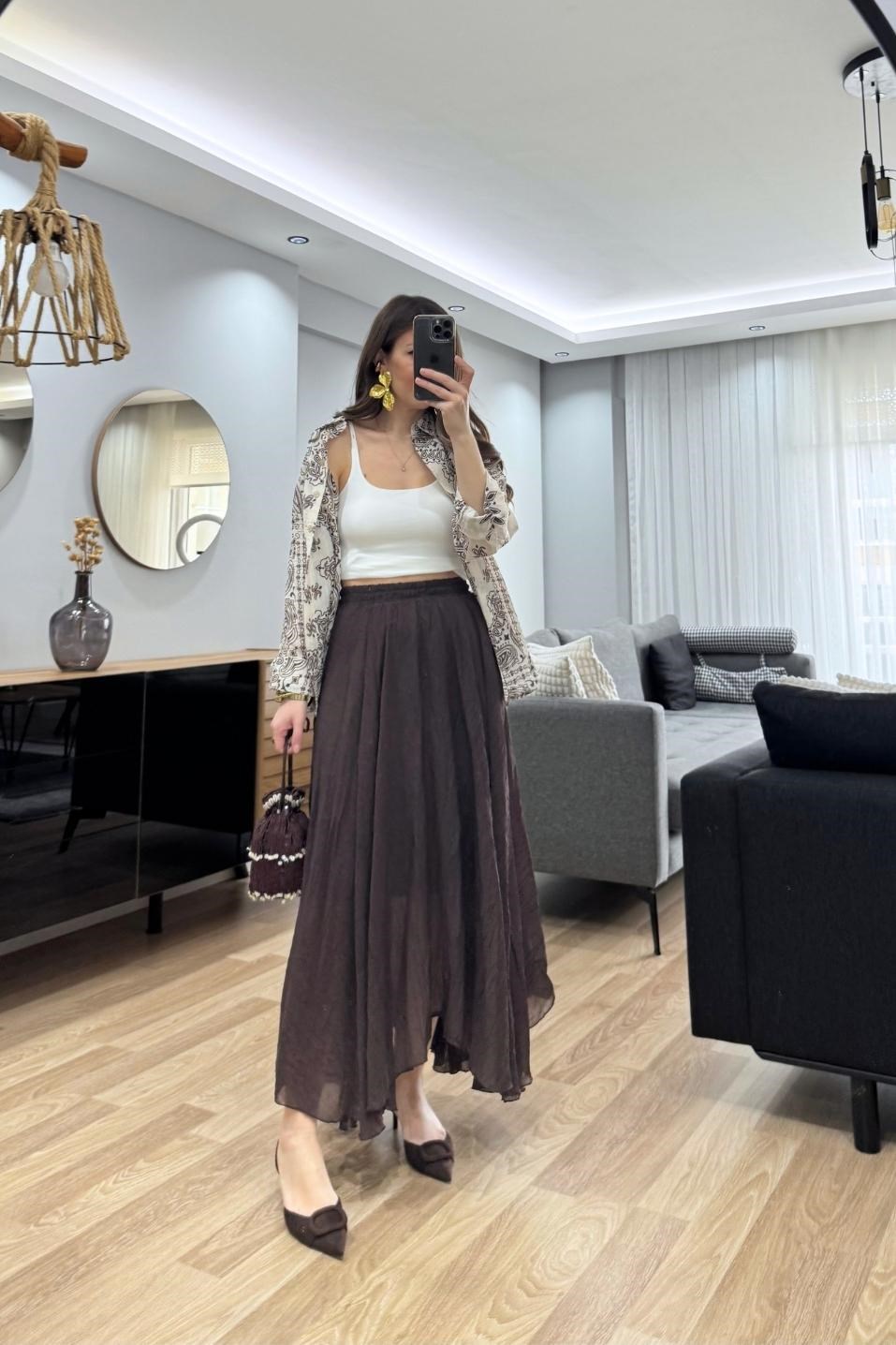 Kendinden Çamaşırlı Atlet Bluz Ekru