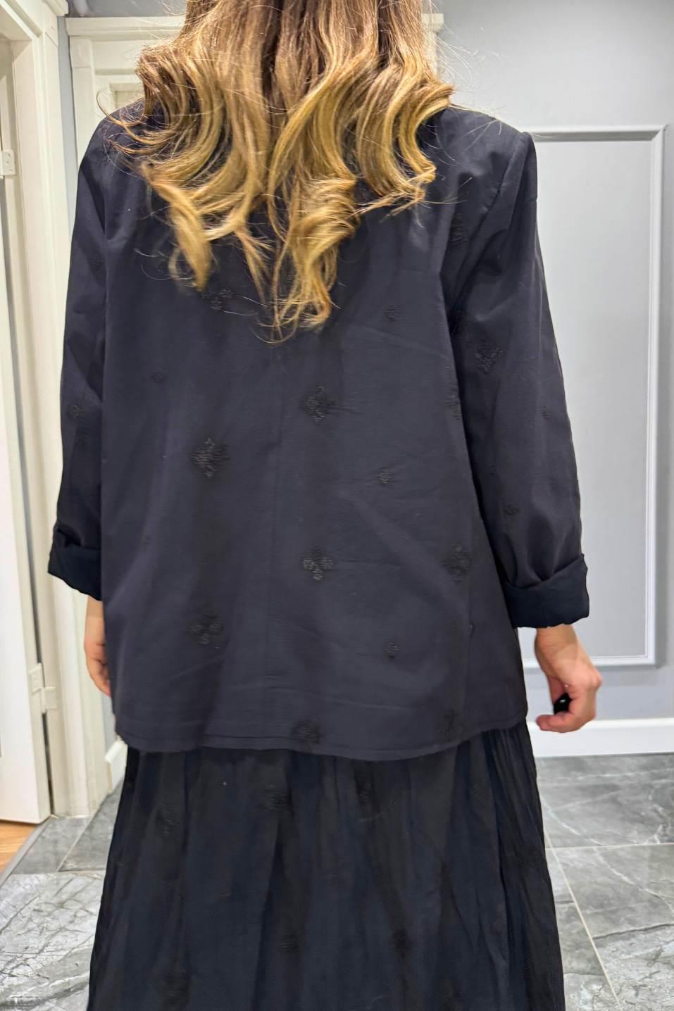 Brode Oversize Ceket Siyah