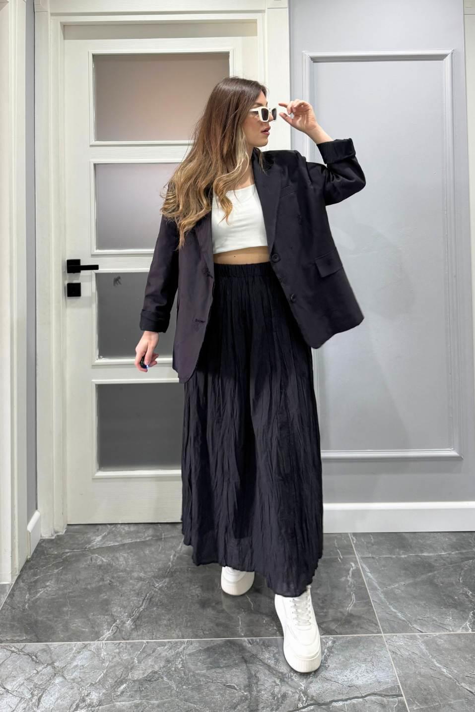 Brode Oversize Ceket Siyah