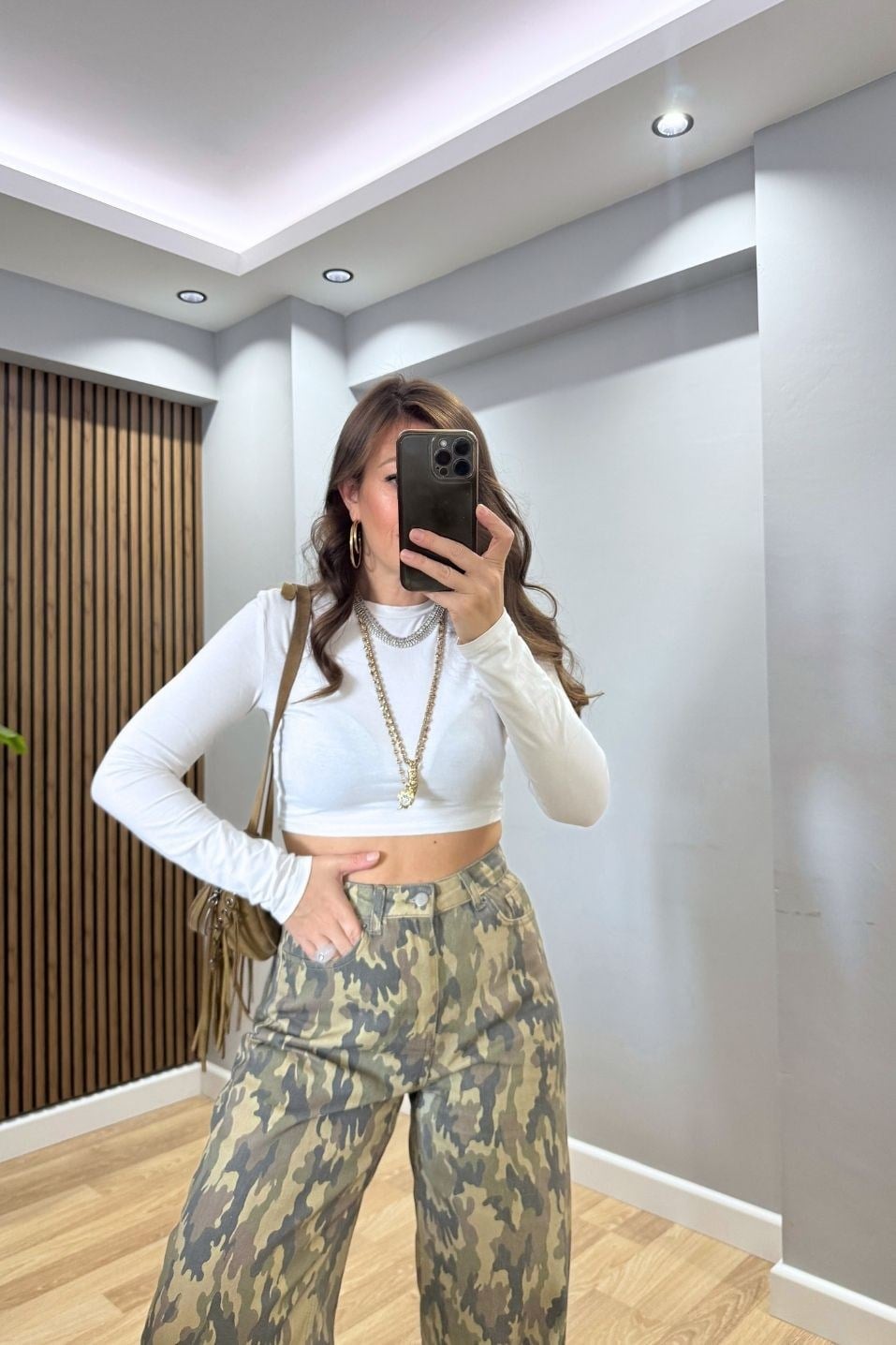 Basic Crop Top Ekru