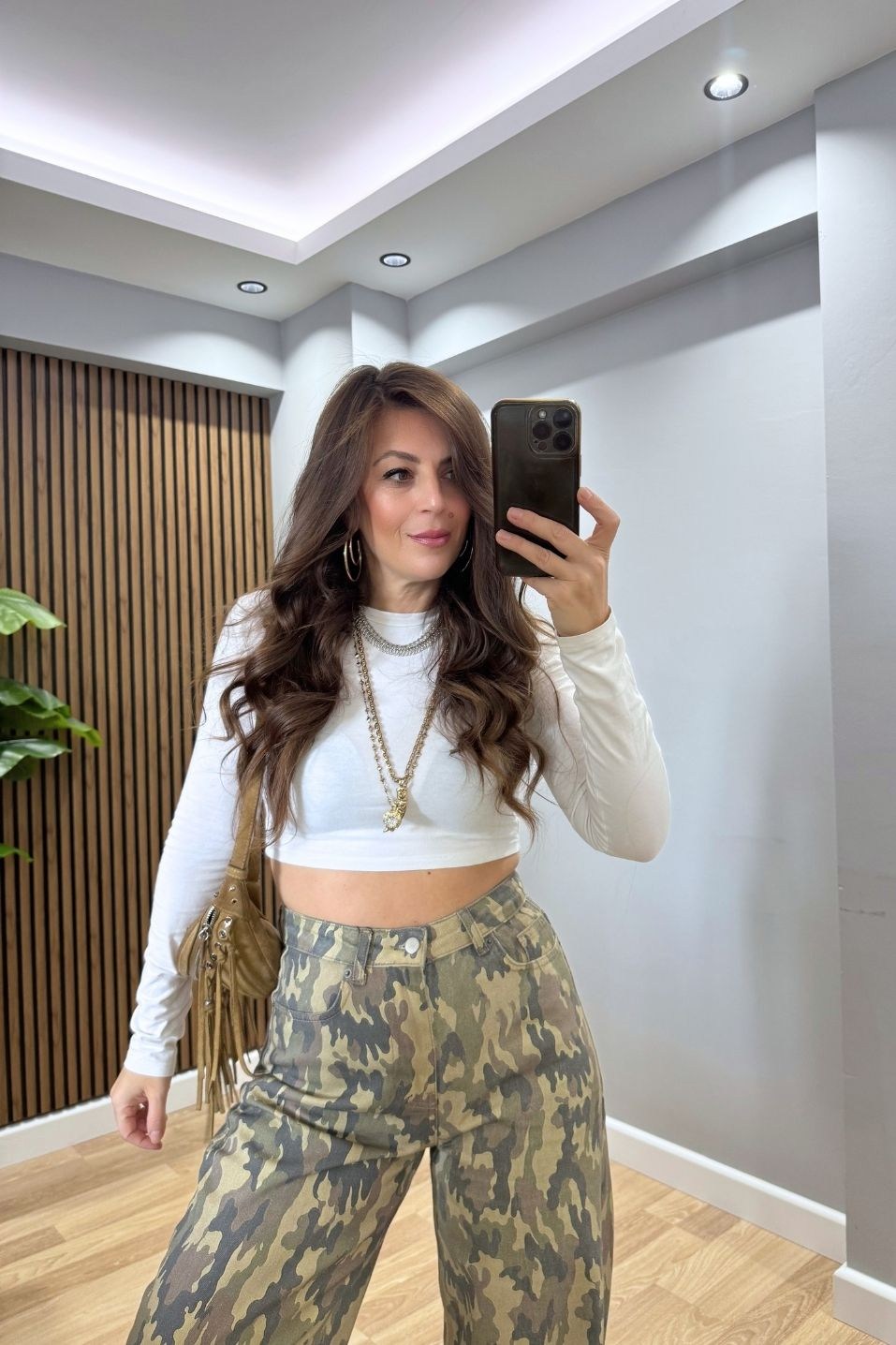 Basic Crop Top Ekru