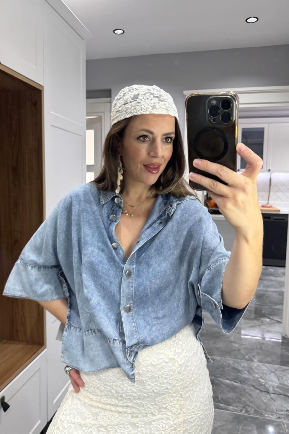 Denim Breeze Gömlek Mavi