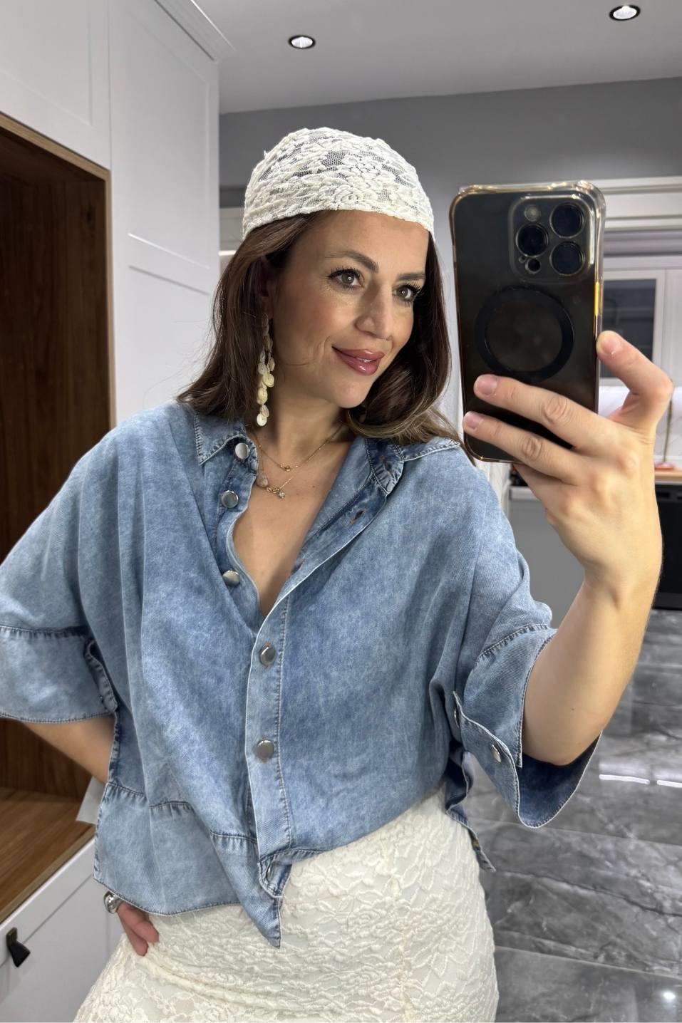 Denim Breeze Gömlek Mavi