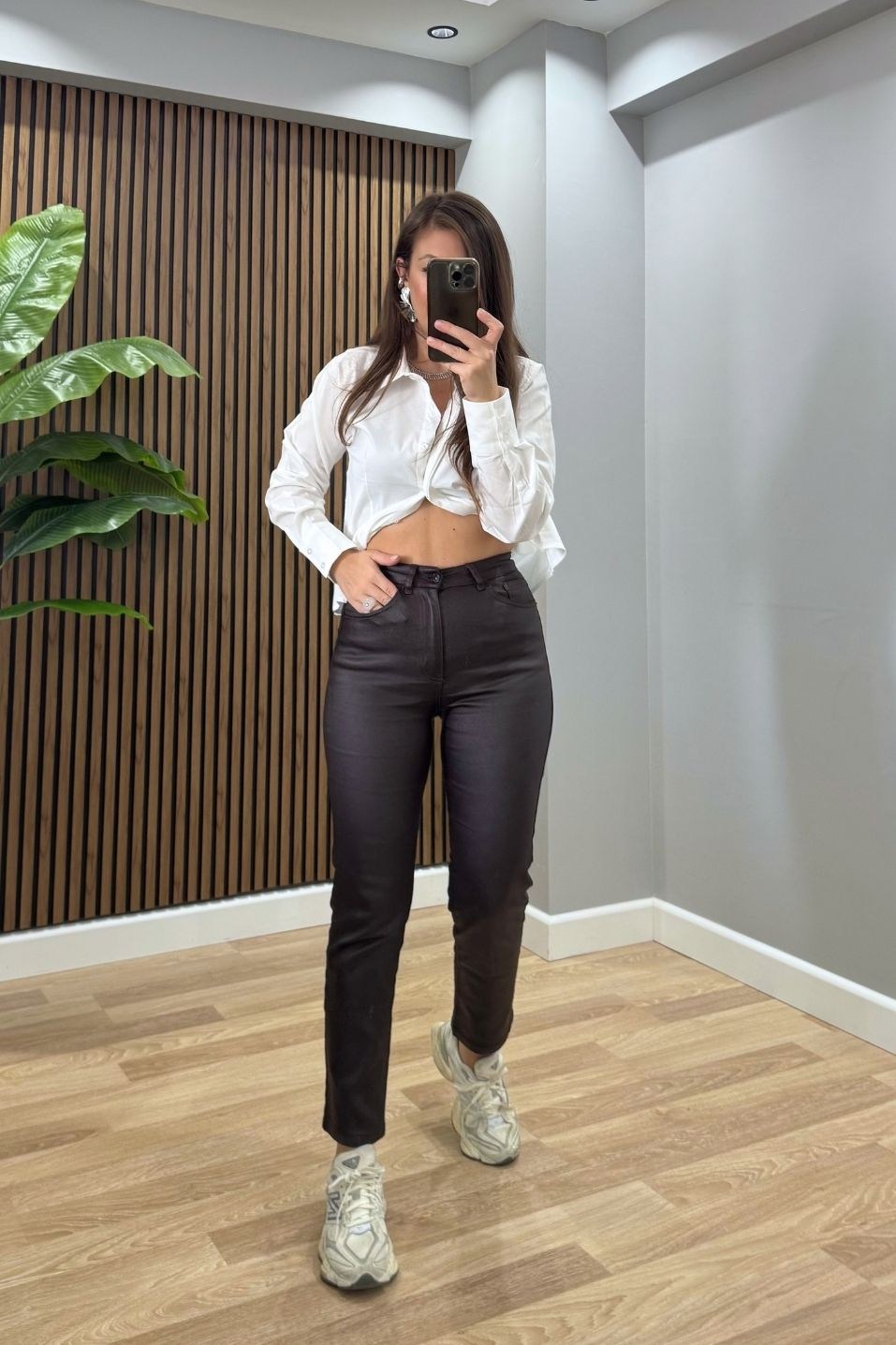 Marka Model Mumlu Kaplama Jean Acı Kahve