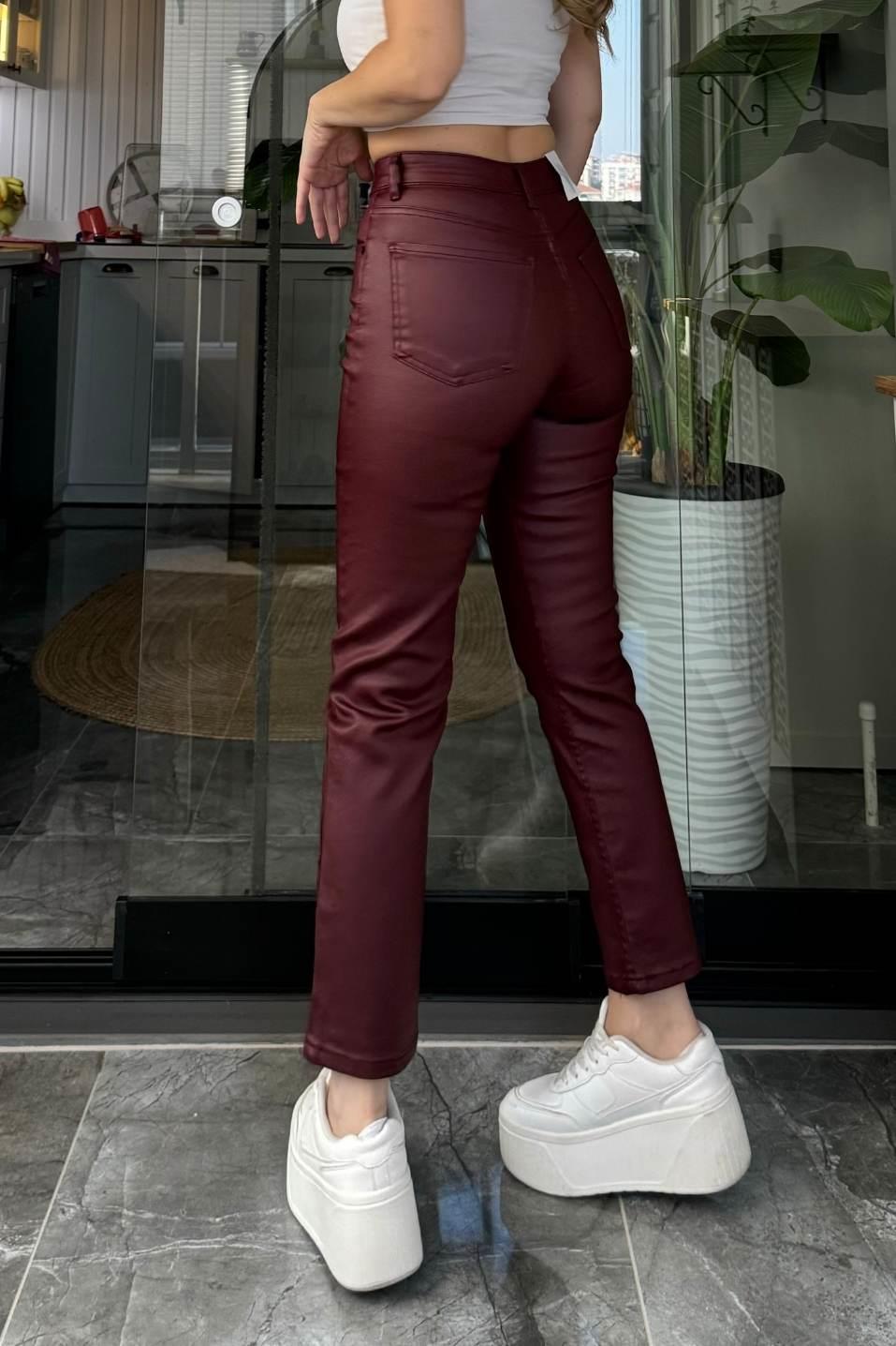 Marka Model Mumlu Kaplama Jean Bordo