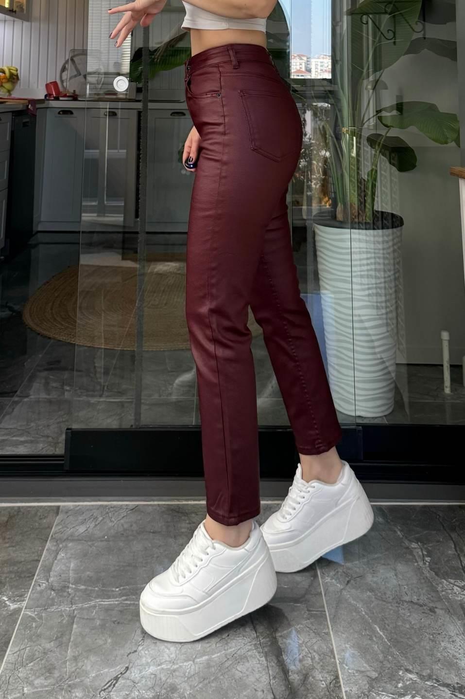 Marka Model Mumlu Kaplama Jean Bordo
