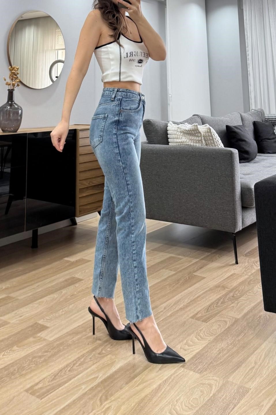 Zr Model Boyfit Jean Orta Mavi