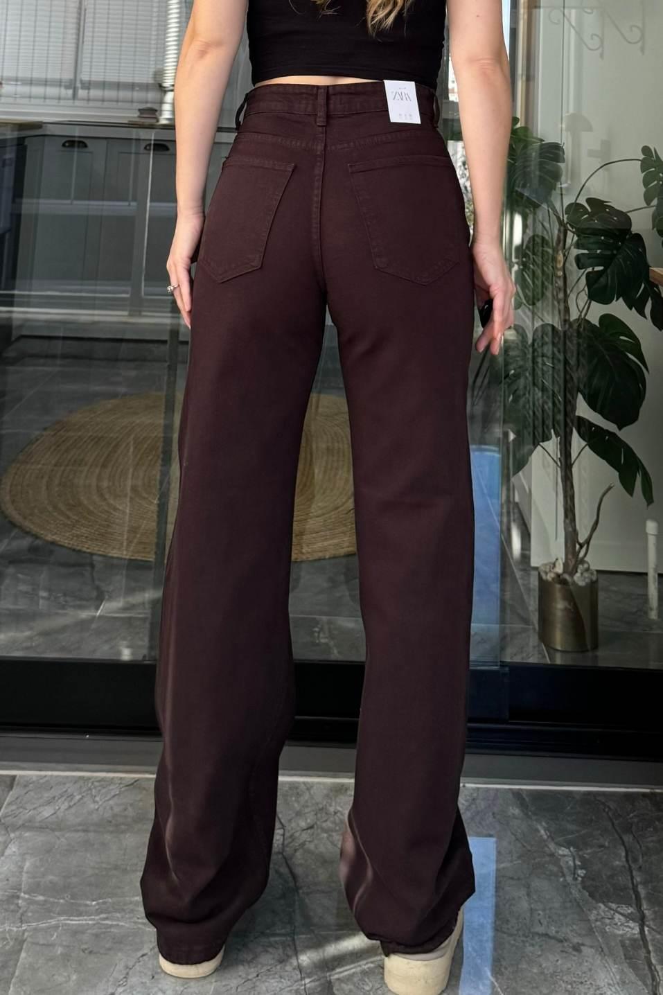 Zr Model Straight Jean Acı Kahve