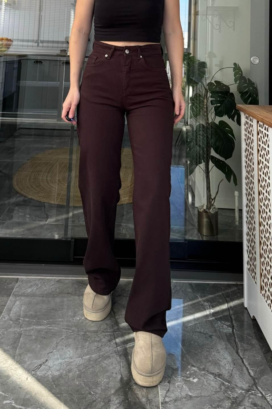 Zr Model Straight Jean Acı Kahve