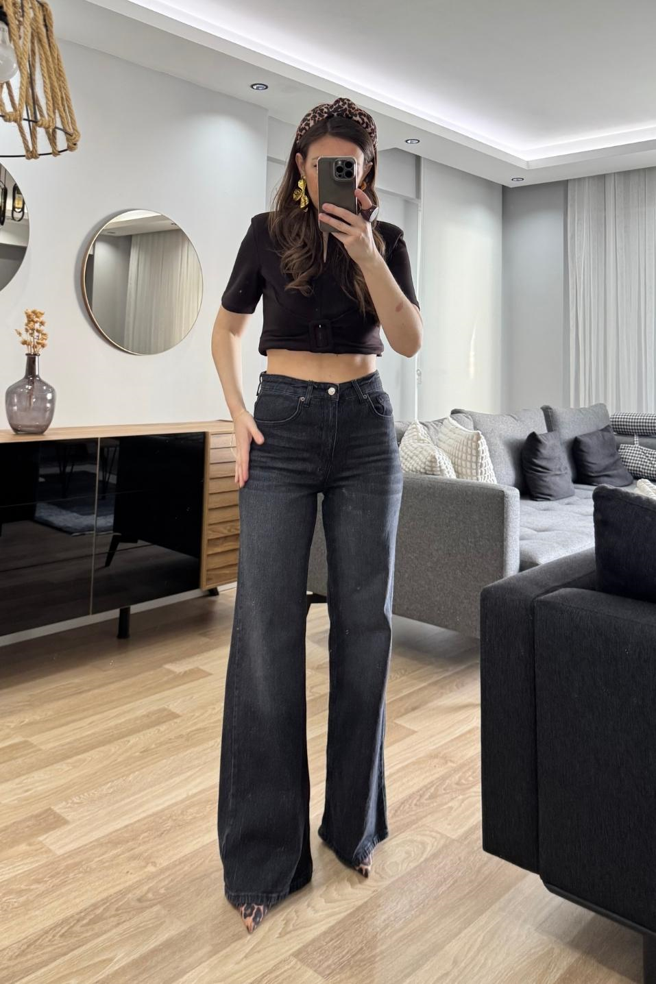 Zr Model Wide Leg Jean Füme
