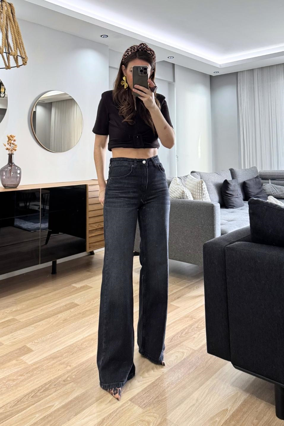 Zr Model Wide Leg Jean Füme
