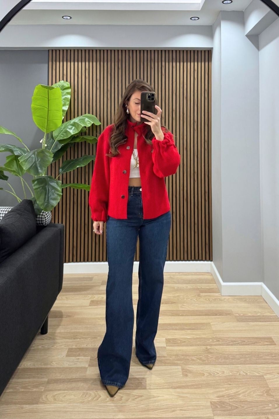 Zr Model Wide Leg Jean Mavi